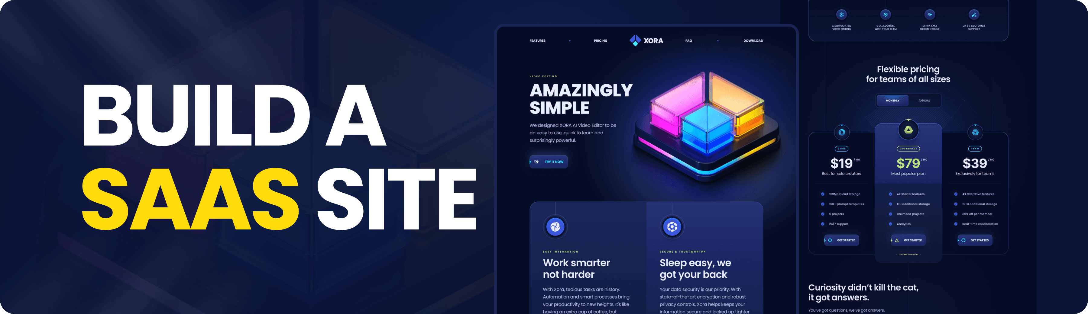 Modern UI/UX SaaS Website 